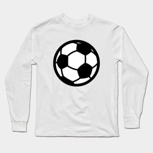 Soccerball Emoticon Long Sleeve T-Shirt